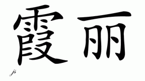 Chinese Name for Xiali 