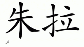 Chinese Name for Zula 