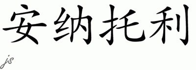 Chinese Name for Anatoly 