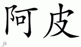 Chinese Name for Api 