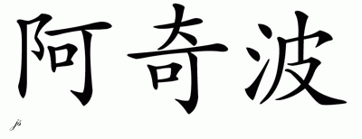 Chinese Name for Aqib 