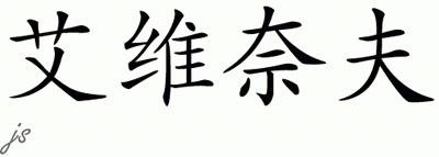 Chinese Name for Avinav 