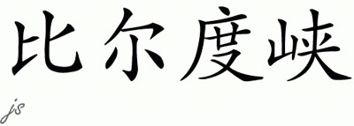 Chinese Name for Bilducia 