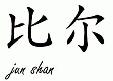 Chinese Name for Bill 