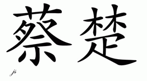 Chinese Name for Chechu 