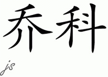 Chinese Name for Chokko 