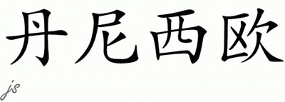 Chinese Name for Denicio 