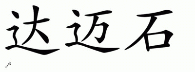 Chinese Name for Dharmesh 