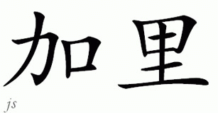 Chinese Name for Garry 