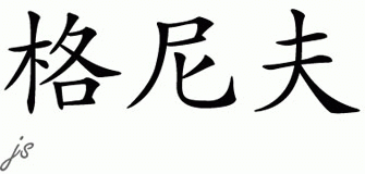 Chinese Name for Gurneev 