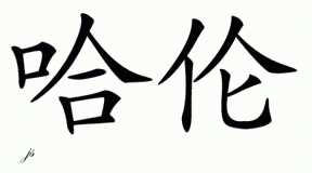 Chinese Name for Harlen 