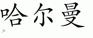 Chinese Name for Harman 