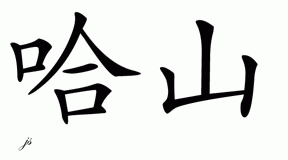 Chinese Name for Hassan 