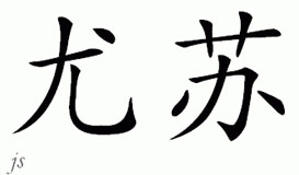 Chinese Name for Iosu 