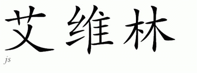 Chinese Name for Ivelin 