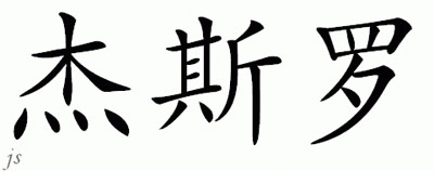 Chinese Name for Jethro 