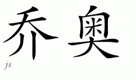Chinese Name for Joao 