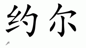 Chinese Name for Joel 