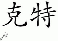 Chinese Name for Kert 