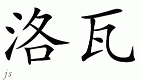 Chinese Name for Lova 