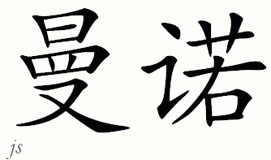 Chinese Name for Menno 