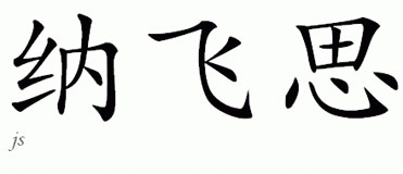 Chinese Name for Nafis 