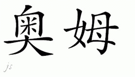 Chinese Name for Om 