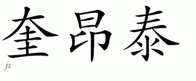 Chinese Name for Quiante 
