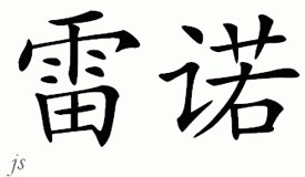 Chinese Name for Reynold 