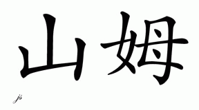 Chinese Name for Sam 