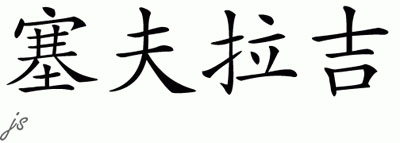 Chinese Name for Savraj 