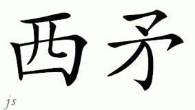 Chinese Name for Simao 