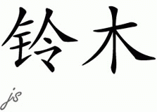 Chinese Name for Suzuki 