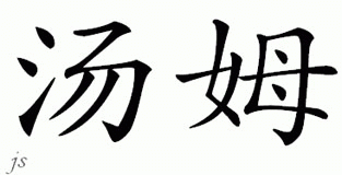 Chinese Name for Thom 
