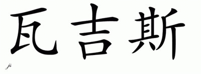 Chinese Name for Varghese 
