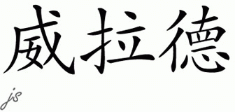 Chinese Name for Willard 