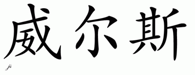 Chinese Name for Wills 