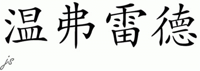 Chinese Name for Winfred 