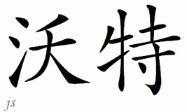 Chinese Name for Wouter 