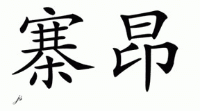 Chinese Name for Xion 