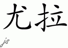 Chinese Name for Yura 