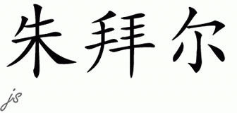 Chinese Name for Zubair 