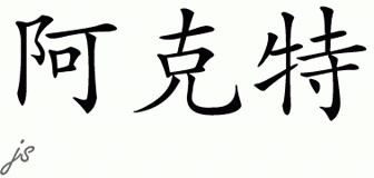 Chinese Name for Ah Kit 