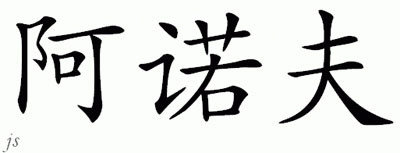 Chinese Name for Arnulf 