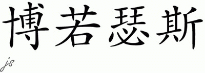 Chinese Name for Brosas 