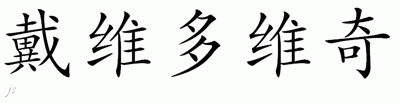 Chinese Name for Davidovich 
