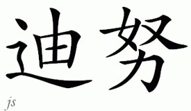 Chinese Name for Dinu 