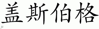 Chinese Name for Gaisberg 