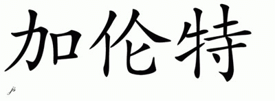 Chinese Name for Gallant 