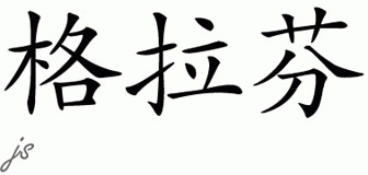 Chinese Name for Graffam 